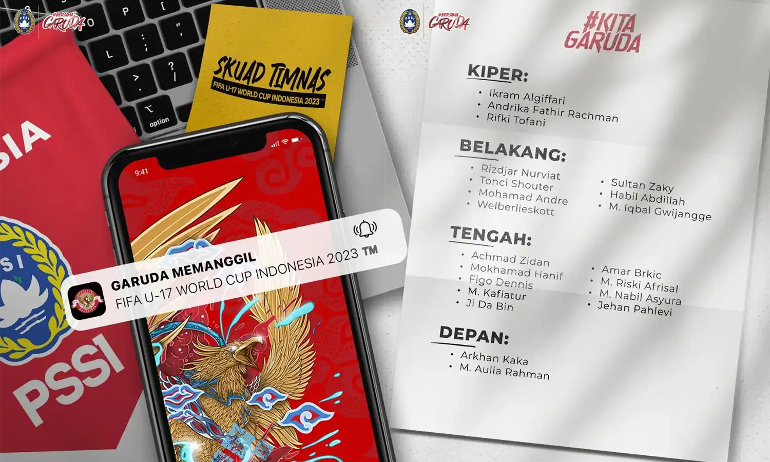 Resmi! Timnas Indonesia U-17 Umumkan Skuad untuk Piala Dunia U-17 2023