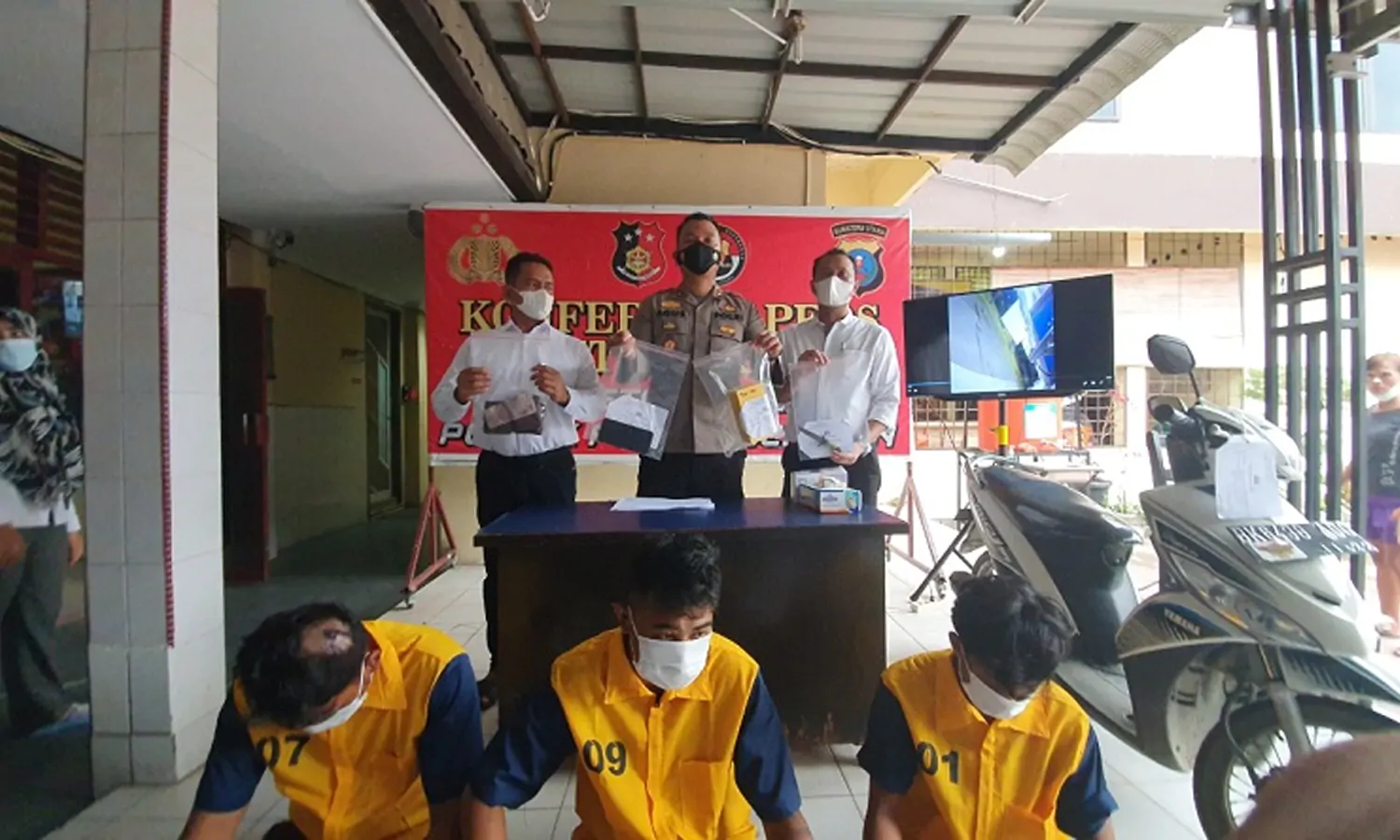 4 Anggota Geng Motor di Medan Ditangkap Polisi