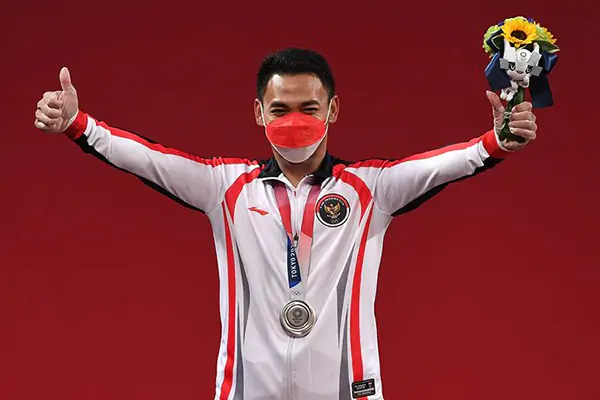 Sukses Dapat Medali Perak, Indonesia Masuk Peringkat 17 Klasemen Olimpiade Tokyo 2020