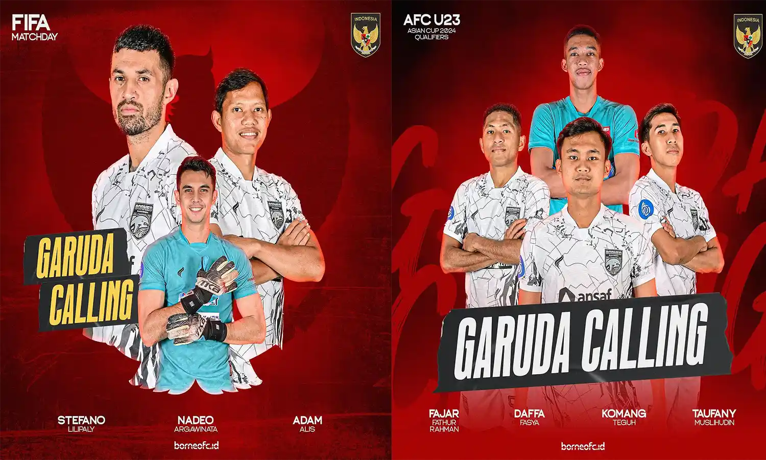 7 Pemain Utama Borneo FC Dipanggil Timnas Indonesia dan U-23