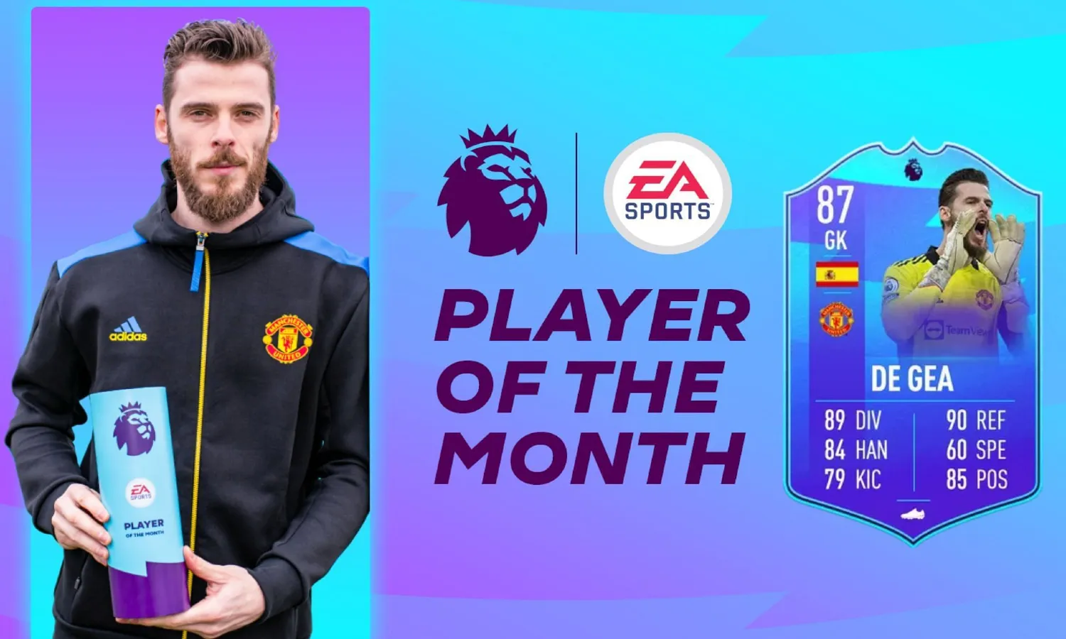 David De Gea Terpilih Sebagai Pemain Terbaik Liga Inggris Edisi Januari 2022