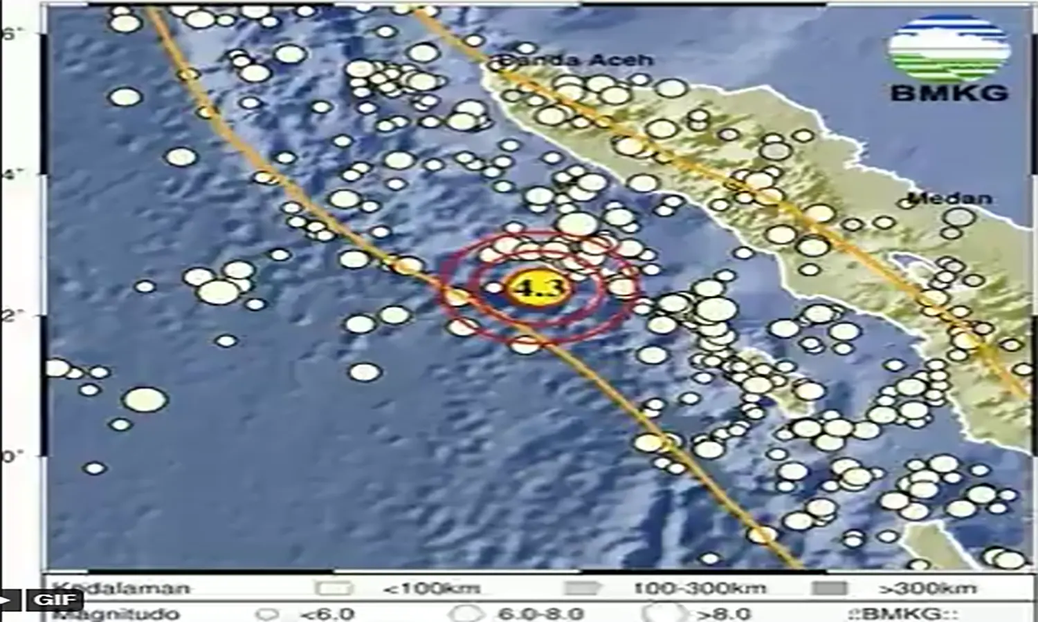 Gempa Magnitudo 3,4 Guncang Halmahera Barat, Kedalaman 87 Kilometer