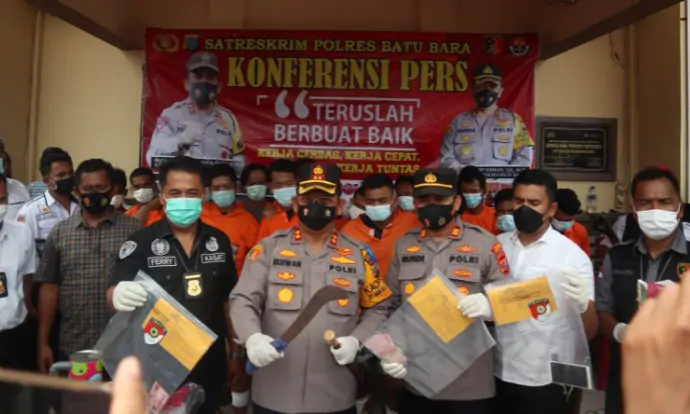Empat Begal Sadis di Batubara ditembak Polisi