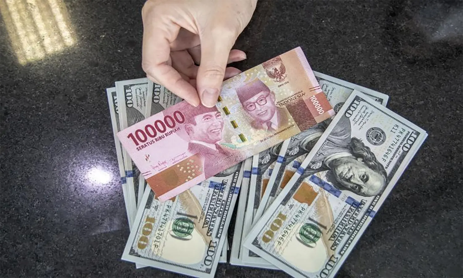 Rupiah Terjatuh Ke Rp15.646 di Tengah Pelemahan Dolar AS