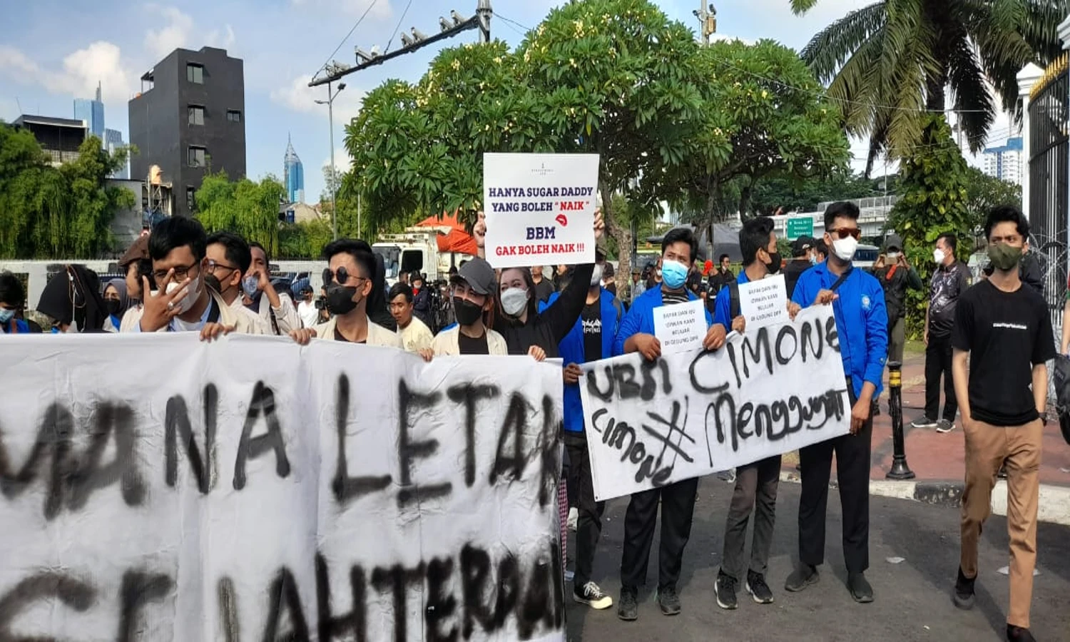 5.912 Personel Kepolisian Kawal Demo BBM di Patung Kuda dan Gedung DPR 7 September