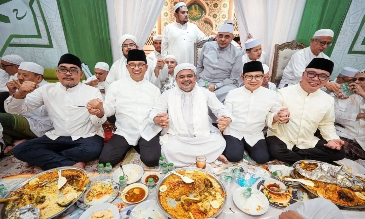 Bertemu Habib Rizieq, Anies-Cak Imin Bantah Bicarakan Pilpres