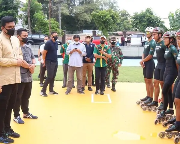 Bobby Nasution Semangati Atlet Medan yang akan Berlaga di PON Papua 2021