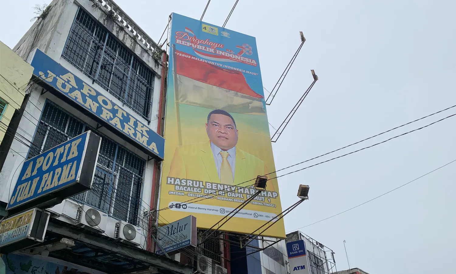 Kampanye Belum Mulai, Spanduk Caleg Bertebaran di Medan