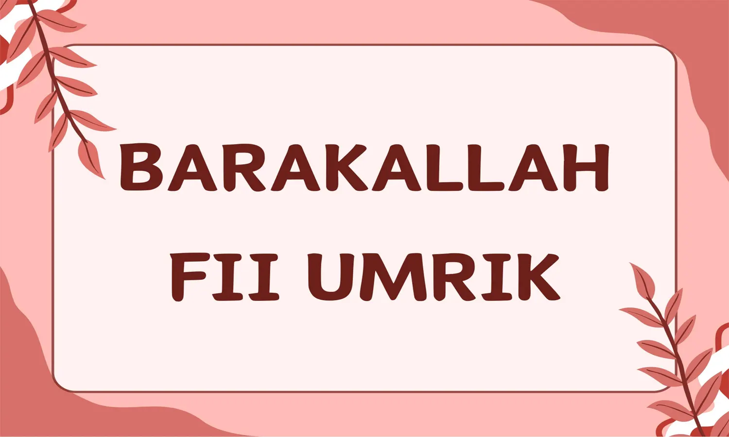 Bacaan Barakallah Fii Umrik Laki-laki atau Perempuan: Berikut Hukum, Contoh, dan Jawabannya