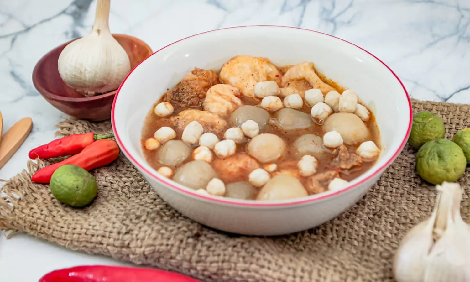 Cemilan Viral, Resep Baso Aci Pedas Komplit