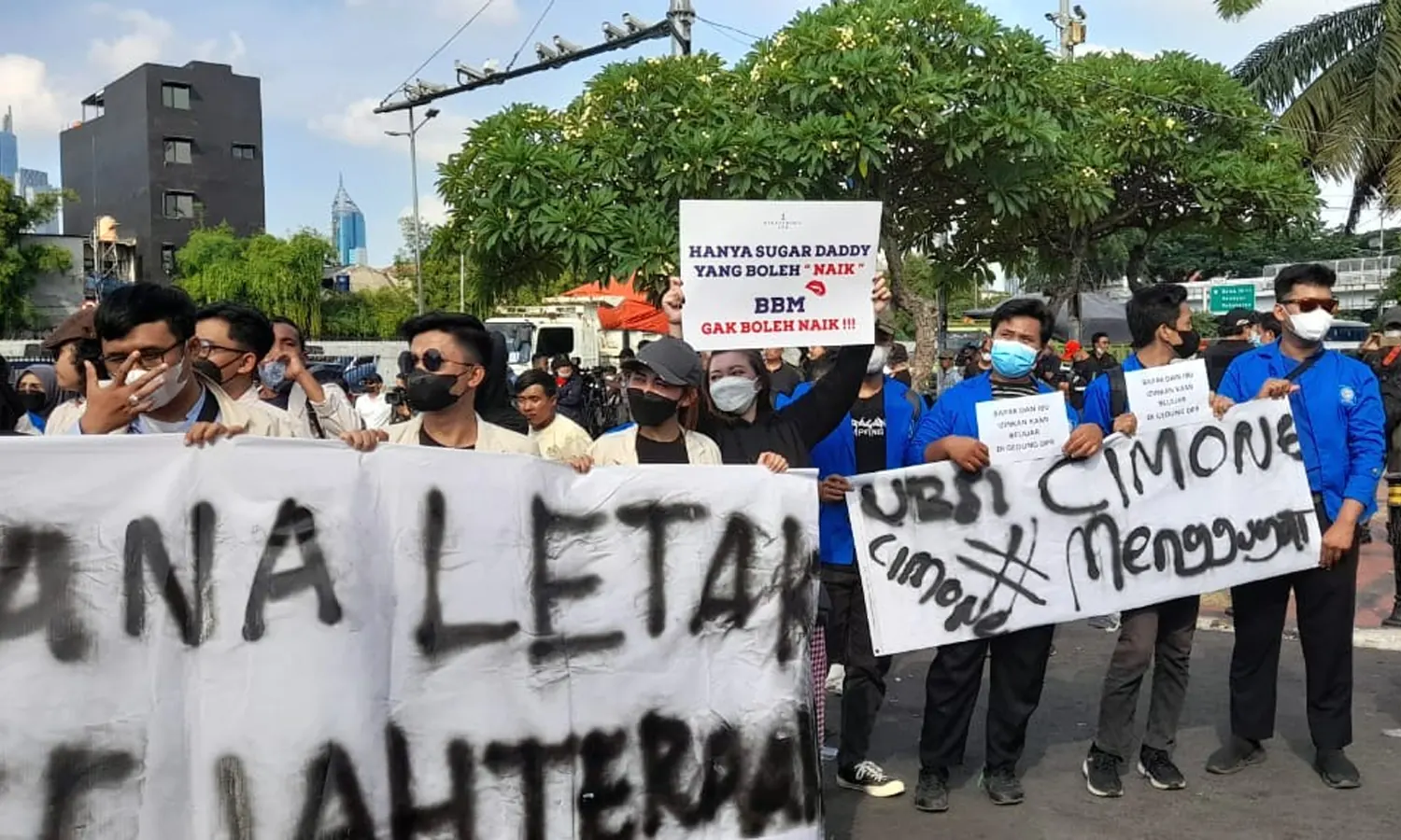  Usai Demo Buruh, Kini Giliran Mahasiswa Berunjuk Rasa di Gedung DPR