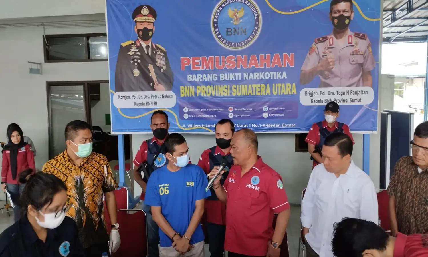 BNN Tangkap Warga Aceh Bawa 1 Kg Sabu di Loket Bus Medan