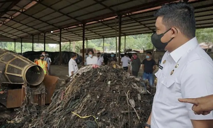 Bobby Nasution Lakukan Terobosan Pengolahan Sampah, Dalam 1 Jam 30 Ton Sampah Diubah Jadi Pupuk