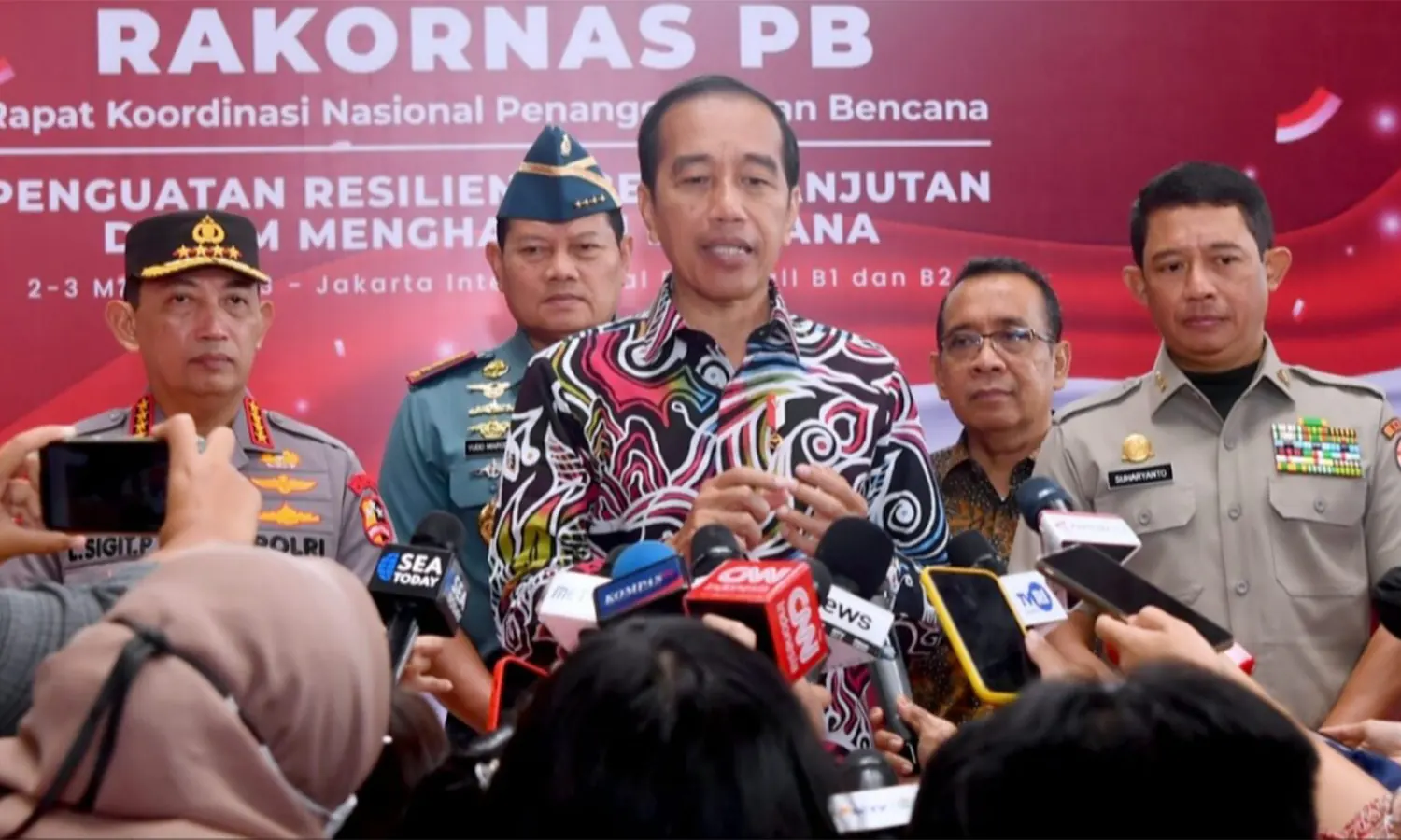 Jokowi Tekankan Peran Pemda dan BPBD Pahami Potensi Bencana Daerahnya