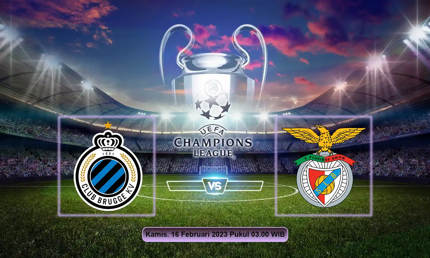Prediksi Leg Pertama Babak 16 Besar Liga Champions 2022/2023: Club Brugge vs Benfica