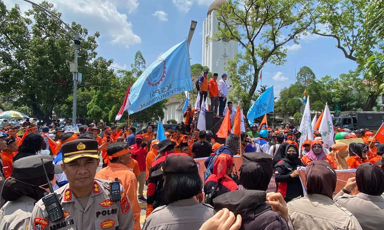 Serikat Buruh Sumut Desak Cabut UU Cipta Kerja