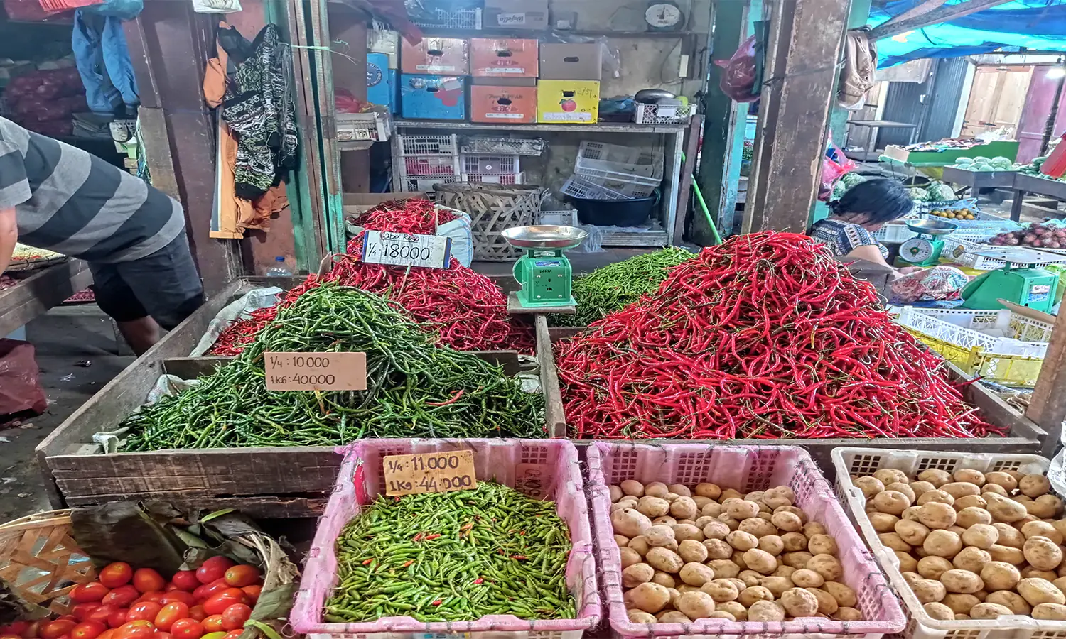 Jelang Nataru 2024: Cabai Merah di Pematang Siantar Meroket, Sembako Alami Fluktuasi