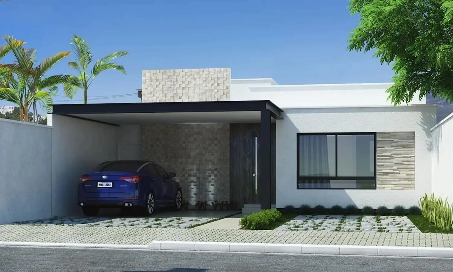 10 Inspirasi Desain Garasi Mobil Mewah Minimalis