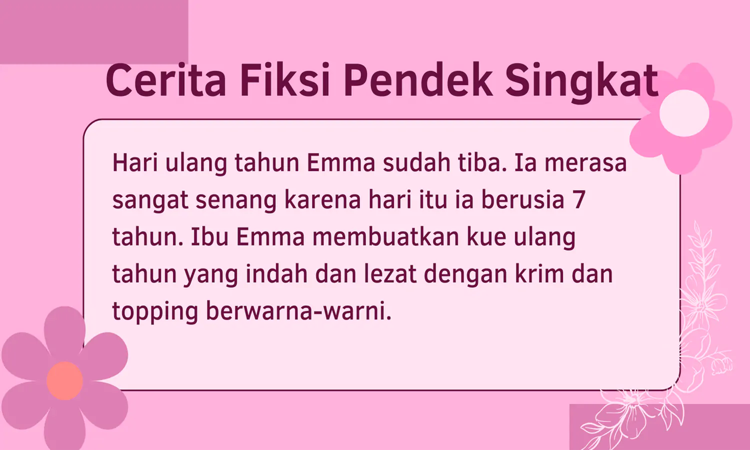 Contoh Cerita Fiksi Pendek: Singkat, Pahlawan, Persahabatan, Kehidupan Seseorang