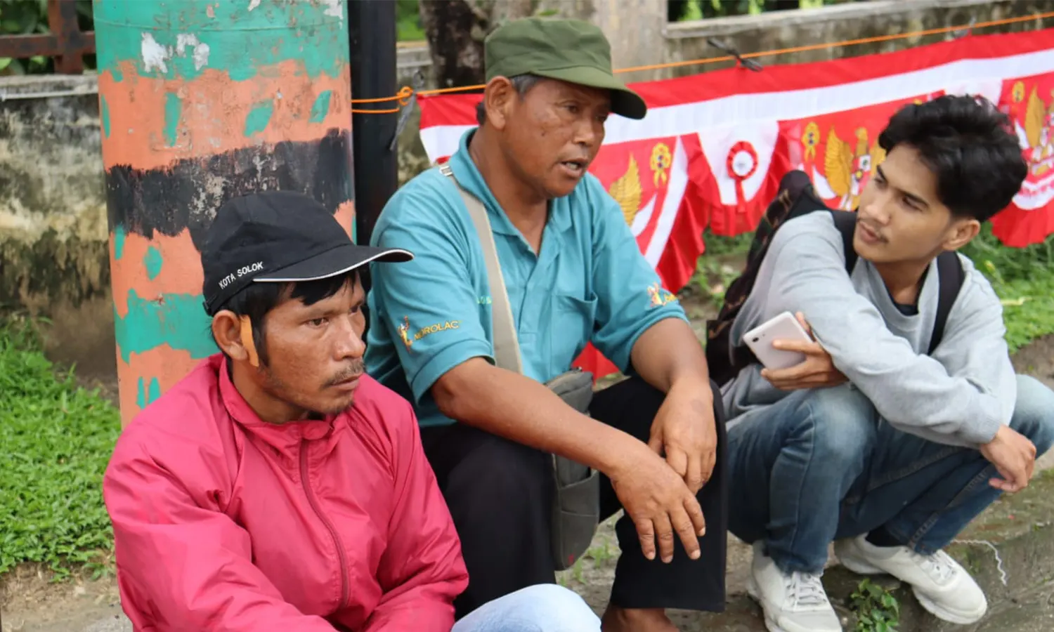 Kisah Dedi, Rela Jauh-jauh dari Garut Demi Berjualan Bendera di Pematang Siantar