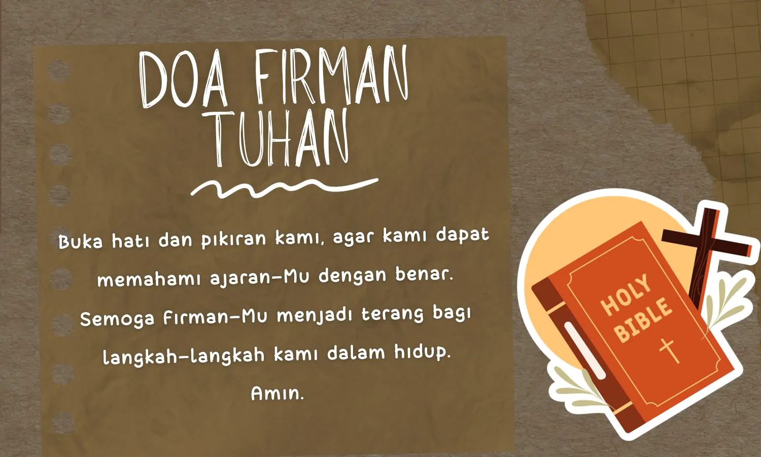 12 Contoh Doa Firman Tuhan Kristen Penuh Pengharapan, Lengkap untuk Anak Sekolah Minggu