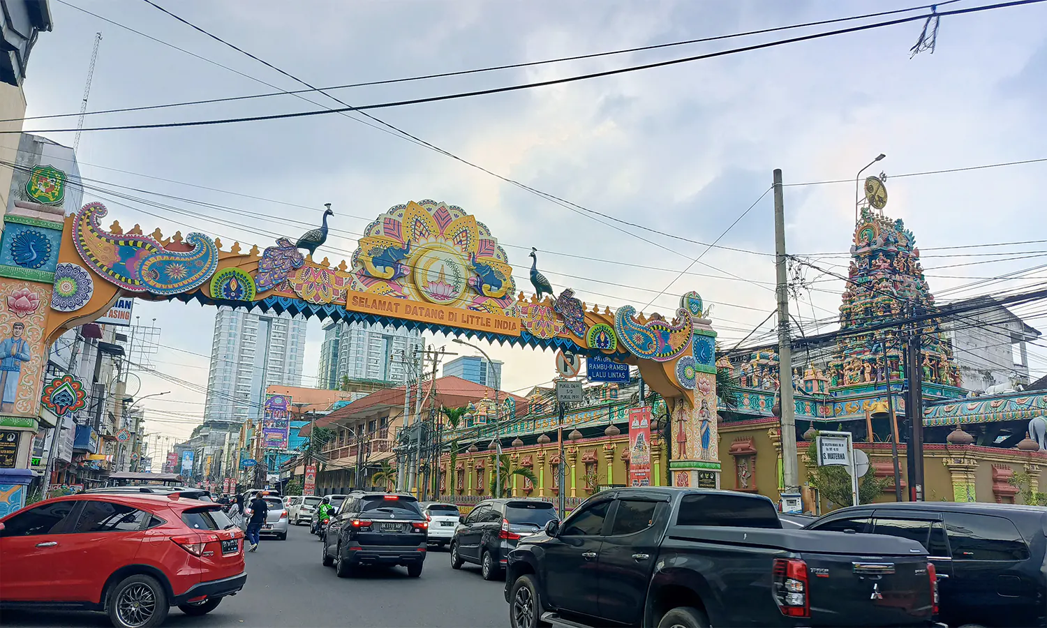 Festival Thaipusam, Jalan KH Zainul Arifin dan Kejaksaan Ditutup