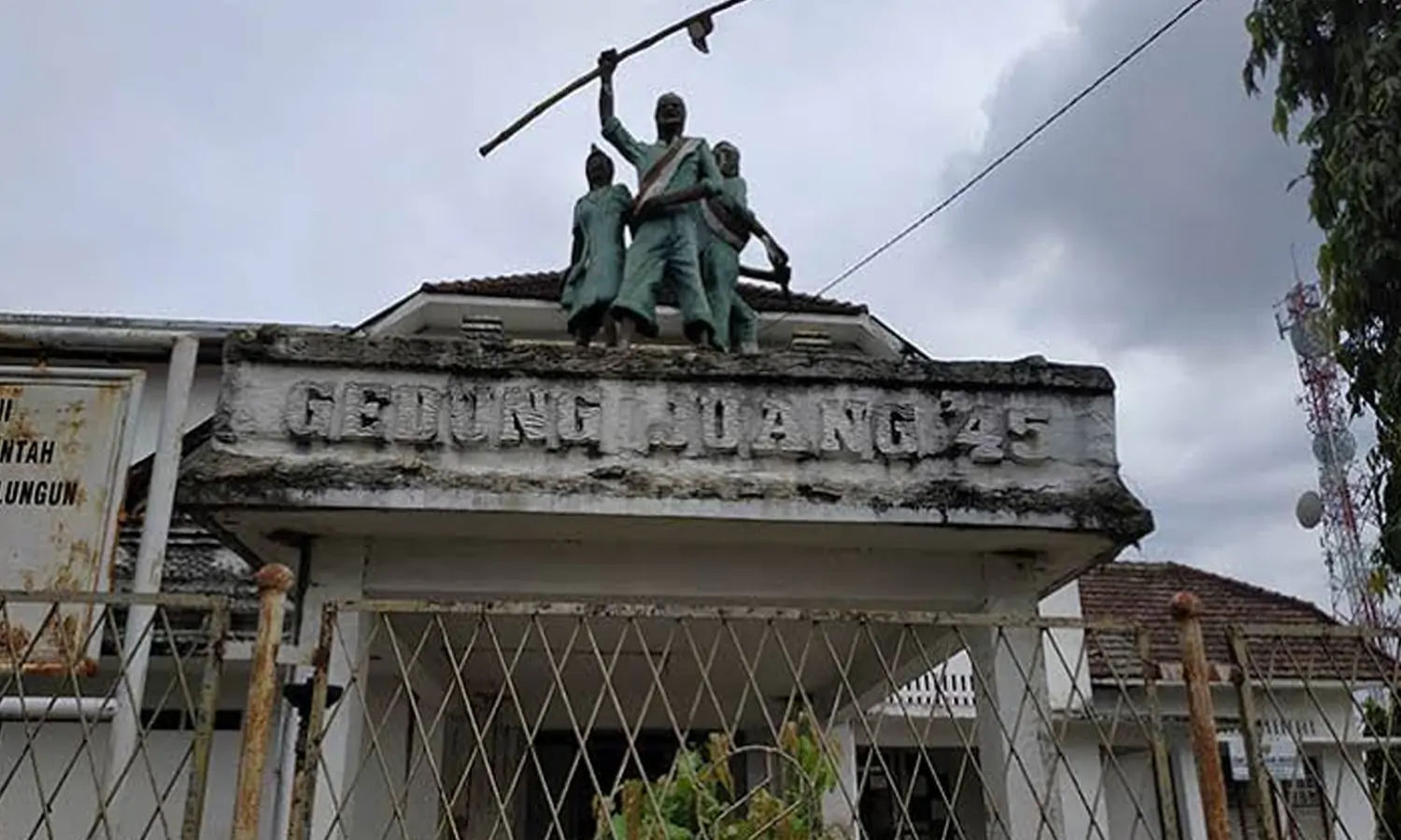 Gedung Juang 45 di Pematangsiantar Terbakar
