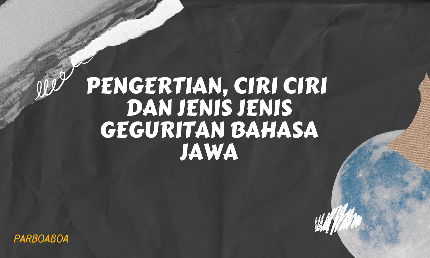 Pengertian, Ciri Ciri  dan Jenis Jenis Geguritan Bahasa Jawa