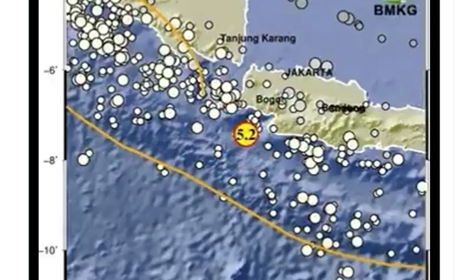 Gempa 5,2 SR Guncang Banten, Terasa Hingga Jakarta dan Bogor