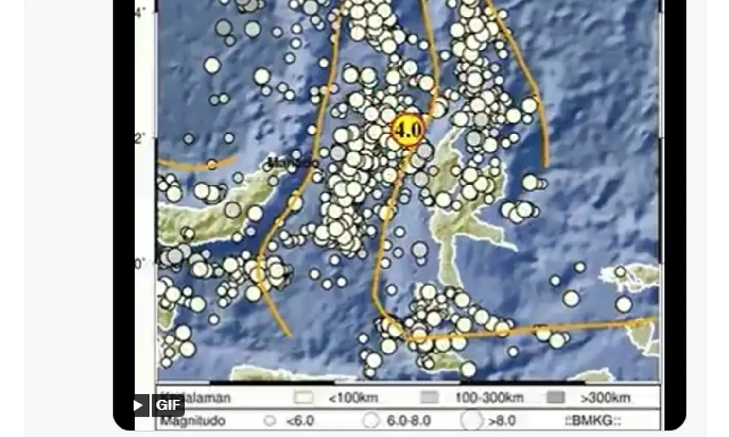 Rabu Siang, Halmahera Barat Diguncang Gempa 4,0 SR