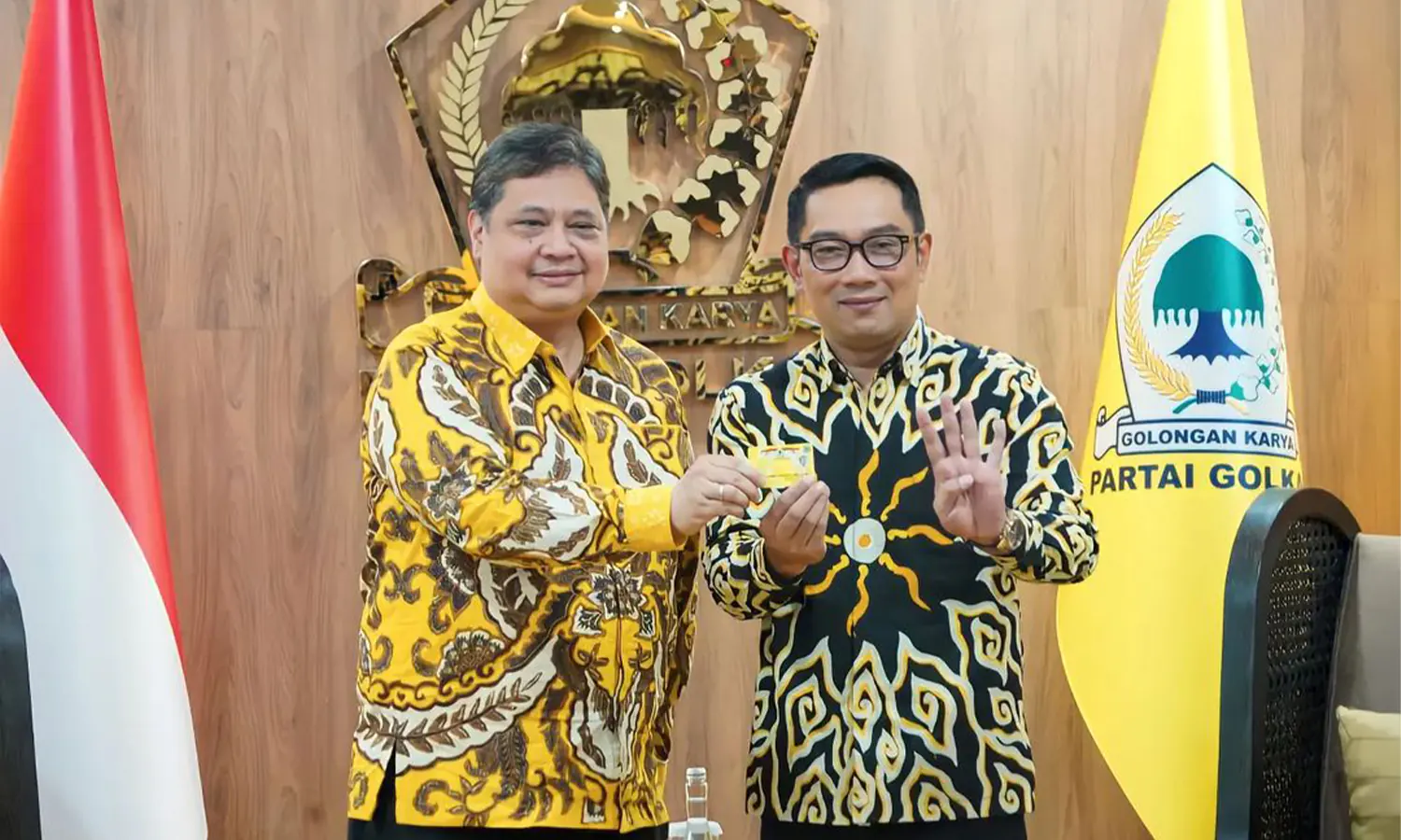 Ridwan Kamil jadi Kader, Golkar Tambah Target Perolehan Kursi di DKI, Jabar, dan Banten 