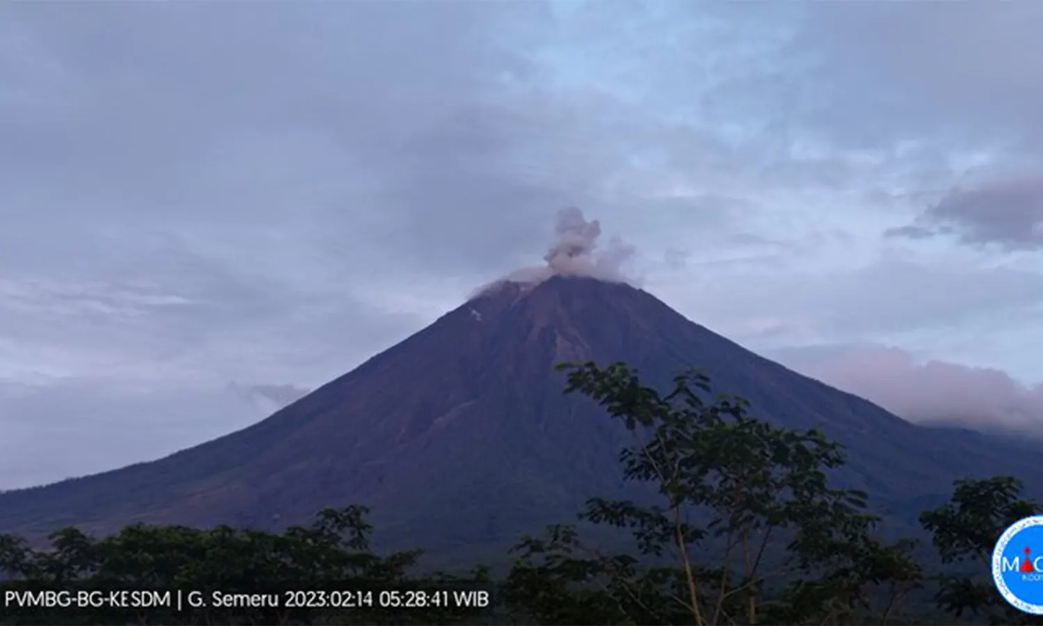 PVMBG: Gunung Semeru Erupsi, Lontarkan Abu Setinggi 800 Meter
