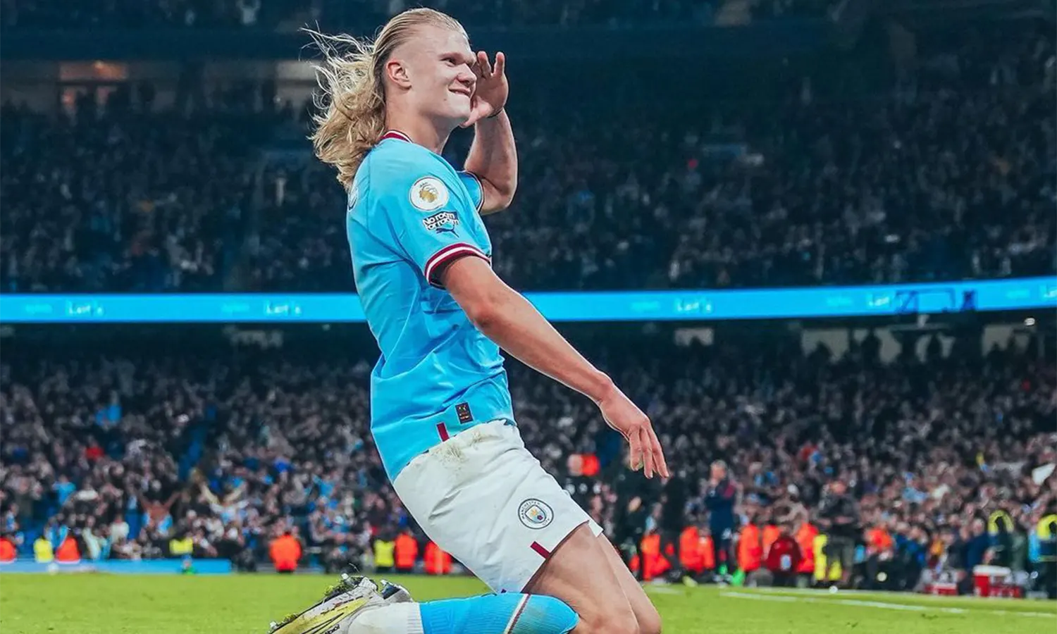 Hanya Butuh Dua Gol Lagi, Erling Haaland Bidik Rekor Gol Semusim Era Premier League!