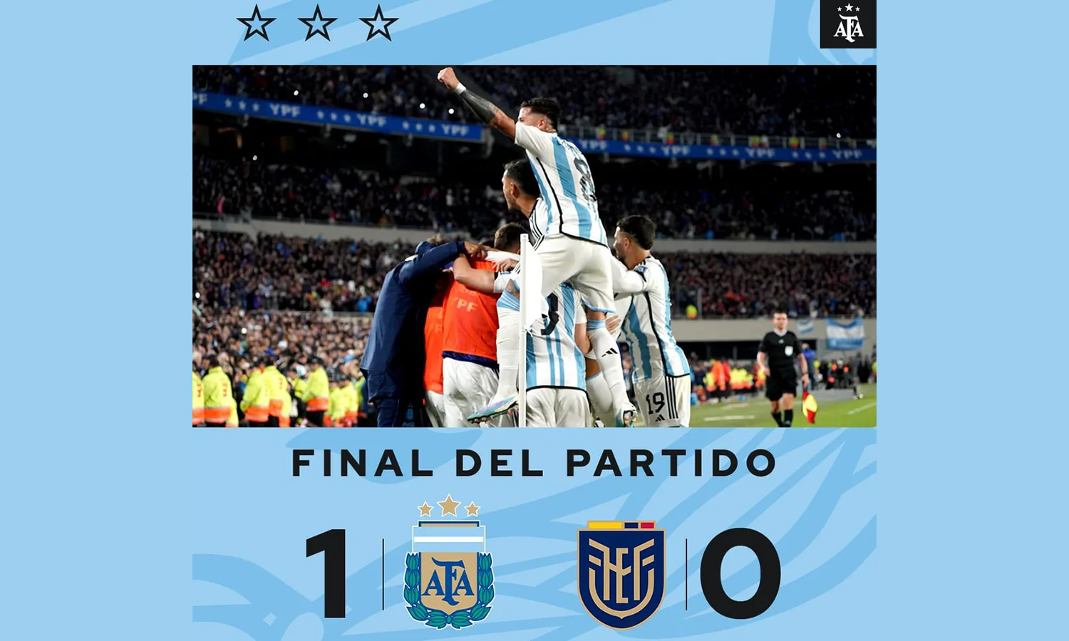 Hasil Kualifikasi Piala Dunia 2026 Zona CONMEBOL: Argentina Menang Tipis dari Ekuador, Messi Cetak Gol Indah!