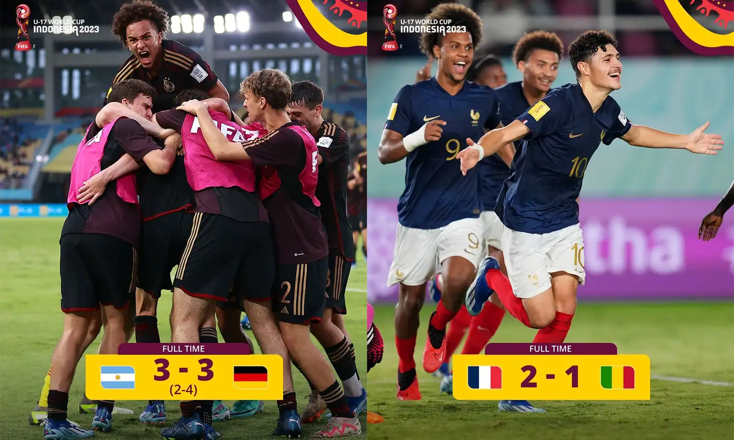 Hasil Lengkap Semifinal Piala Dunia U-17 2023: Jerman Hadapi Prancis di Final!
