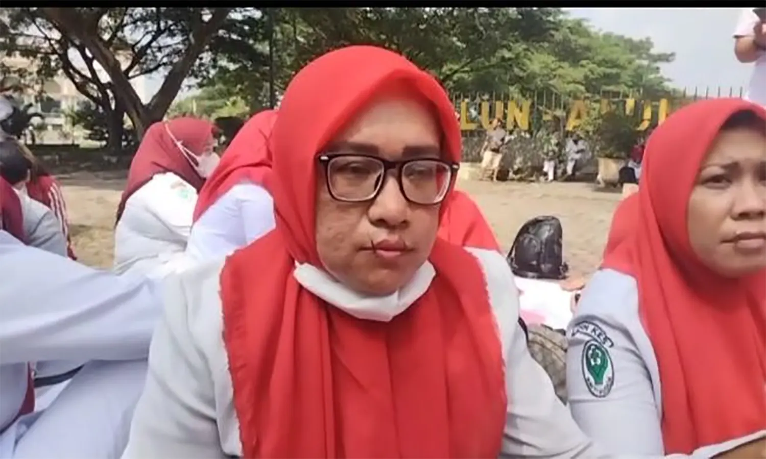 Nakes non ASN di Asahan Demo Tuntut Kejelasan Status, Ada yang Jahit Mulut