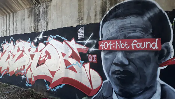 Mural Bertuliskan Jokowi 404: Not Found, Dinilai Sebagai Kekecewaan Masyarakat