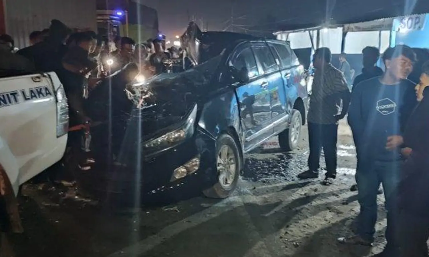 Kades di Asahan Menjadi Korban Kecelakaan Mobil dengan Bus