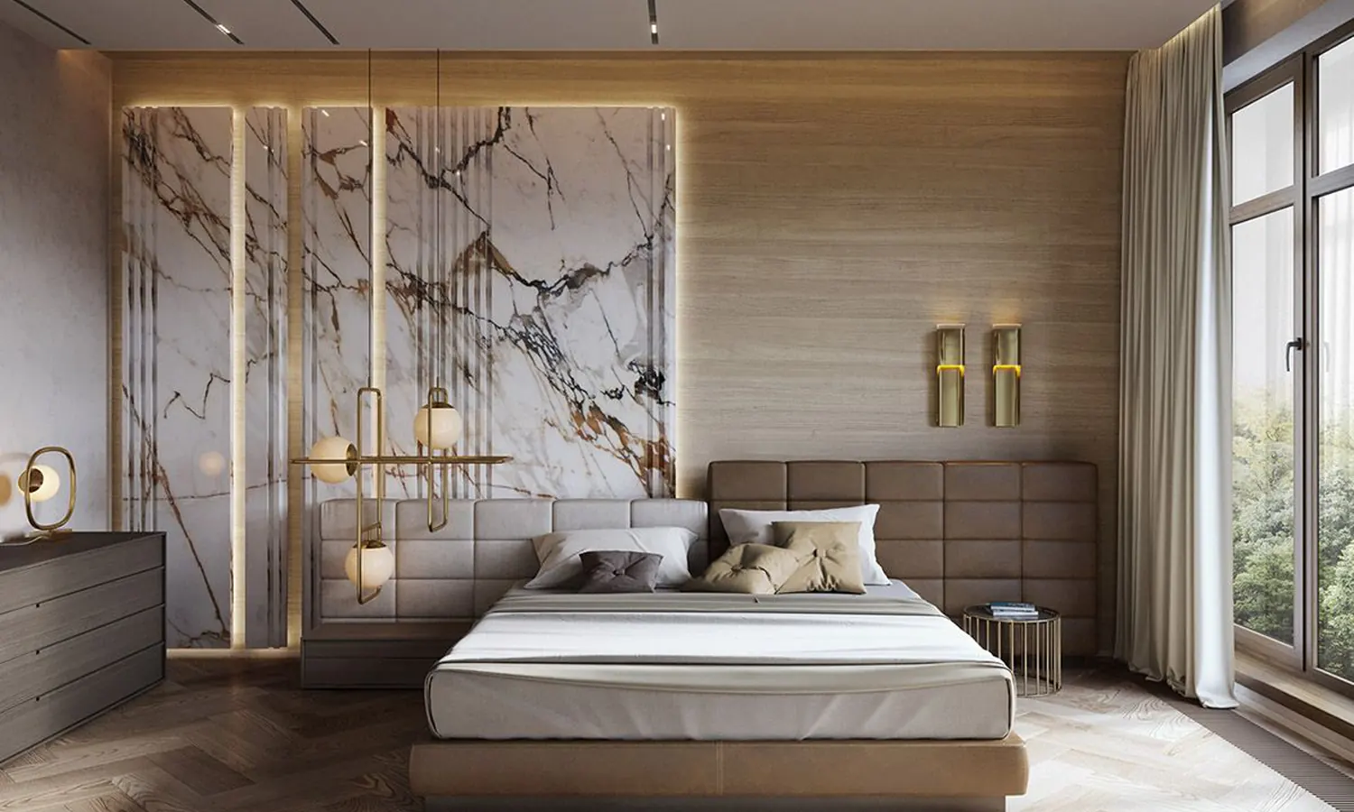 10 Desain Kamar Tidur Mewah Modern Minimalis dan Elegan