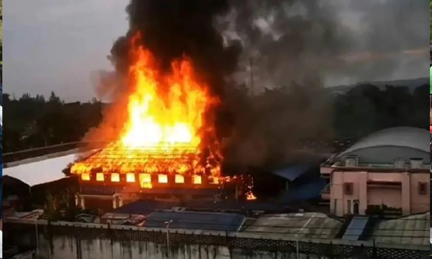 Napi di Thailand Bakar Lapas, Protes Penanganan Klaster Corona