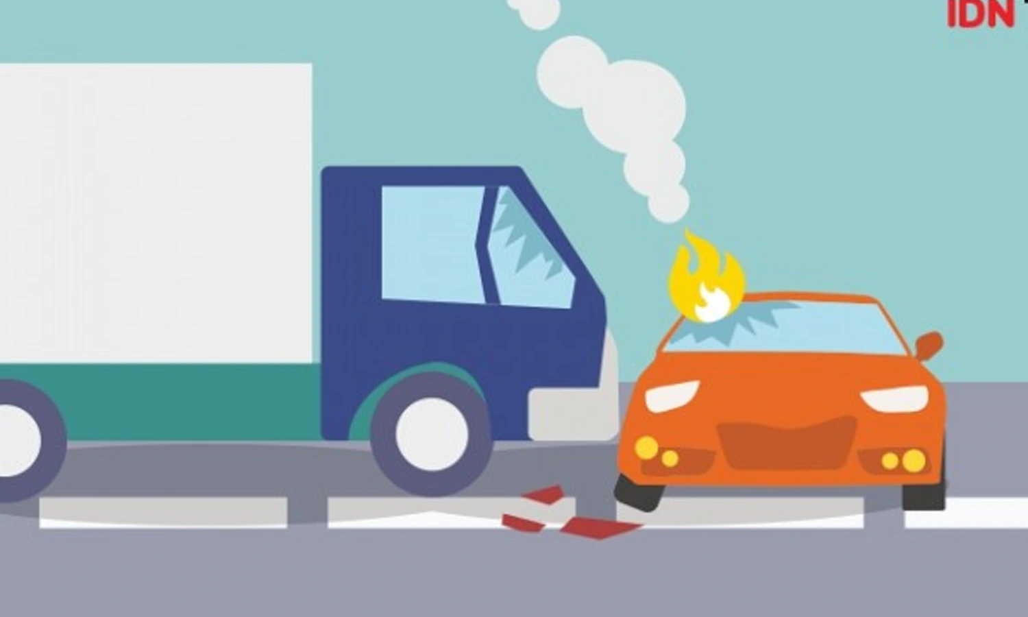 Kecelakaan Maut Minibus VS Truk di Suramadu