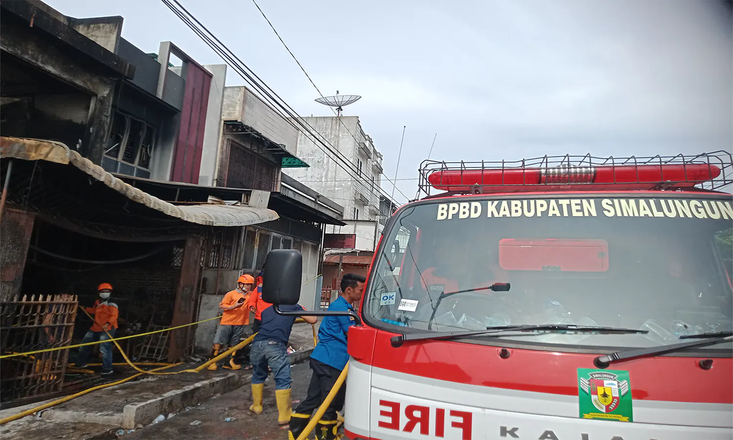 15 Jam Api Berkobar dari Ruko di Siantar Utara yang Memakan Korban