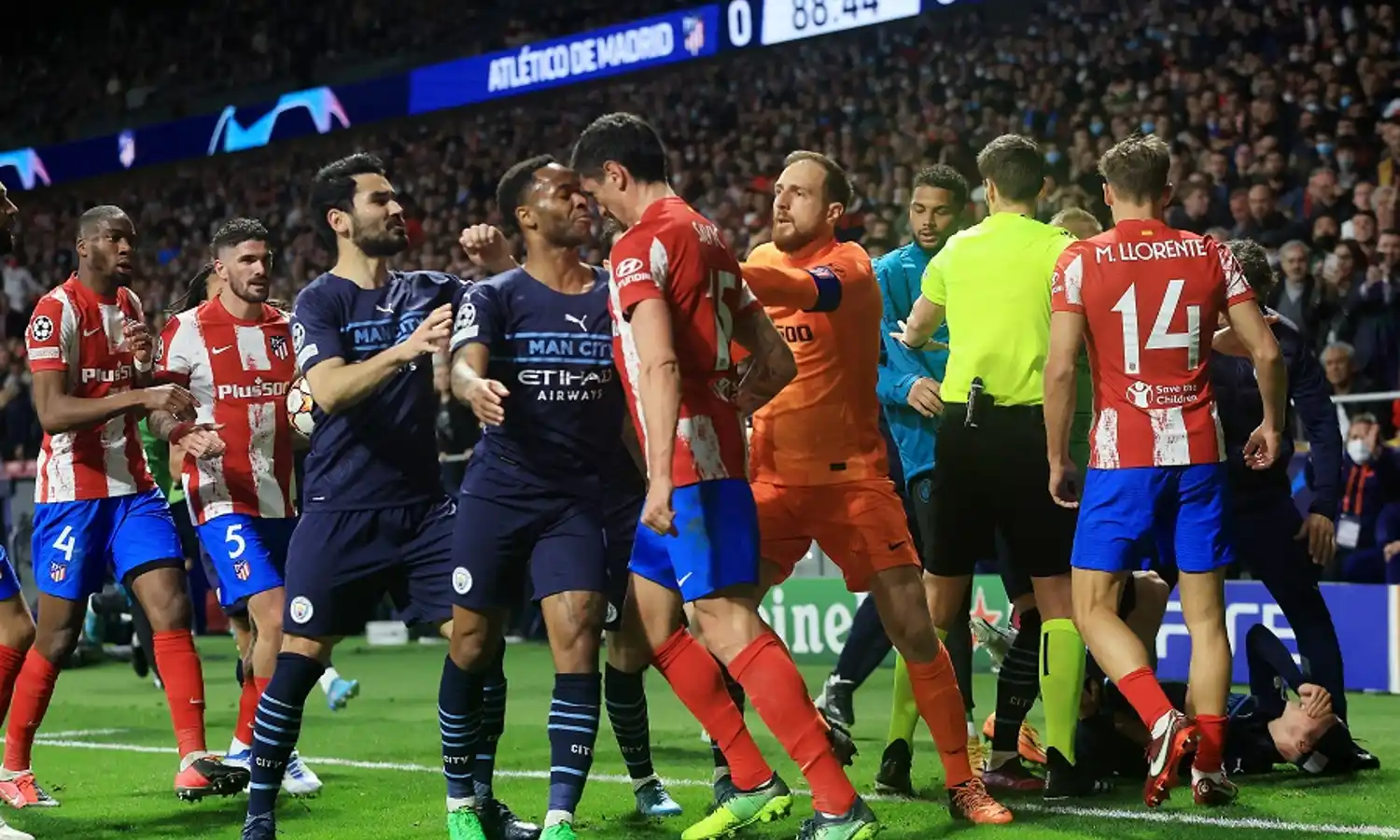 Hasil Liga Champions: Terjadi Keributan Antarpemain, Manchester City Lolos Ke Semifinal