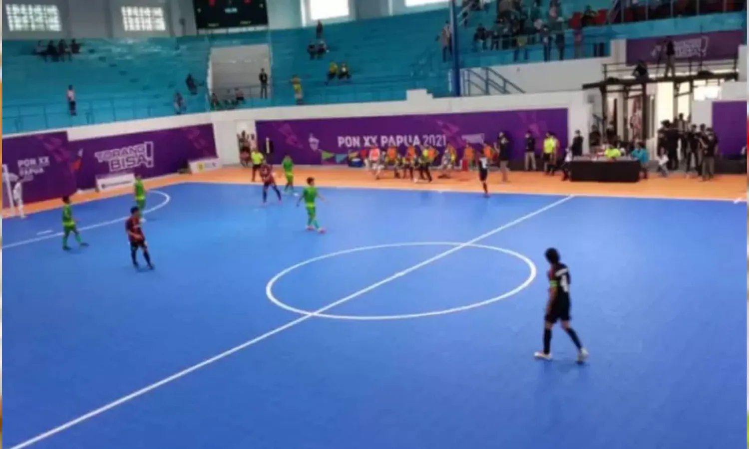 Tim Futsal Sumut Takluk dari Tim Futsal Papua di Pertandingan Perdana PON