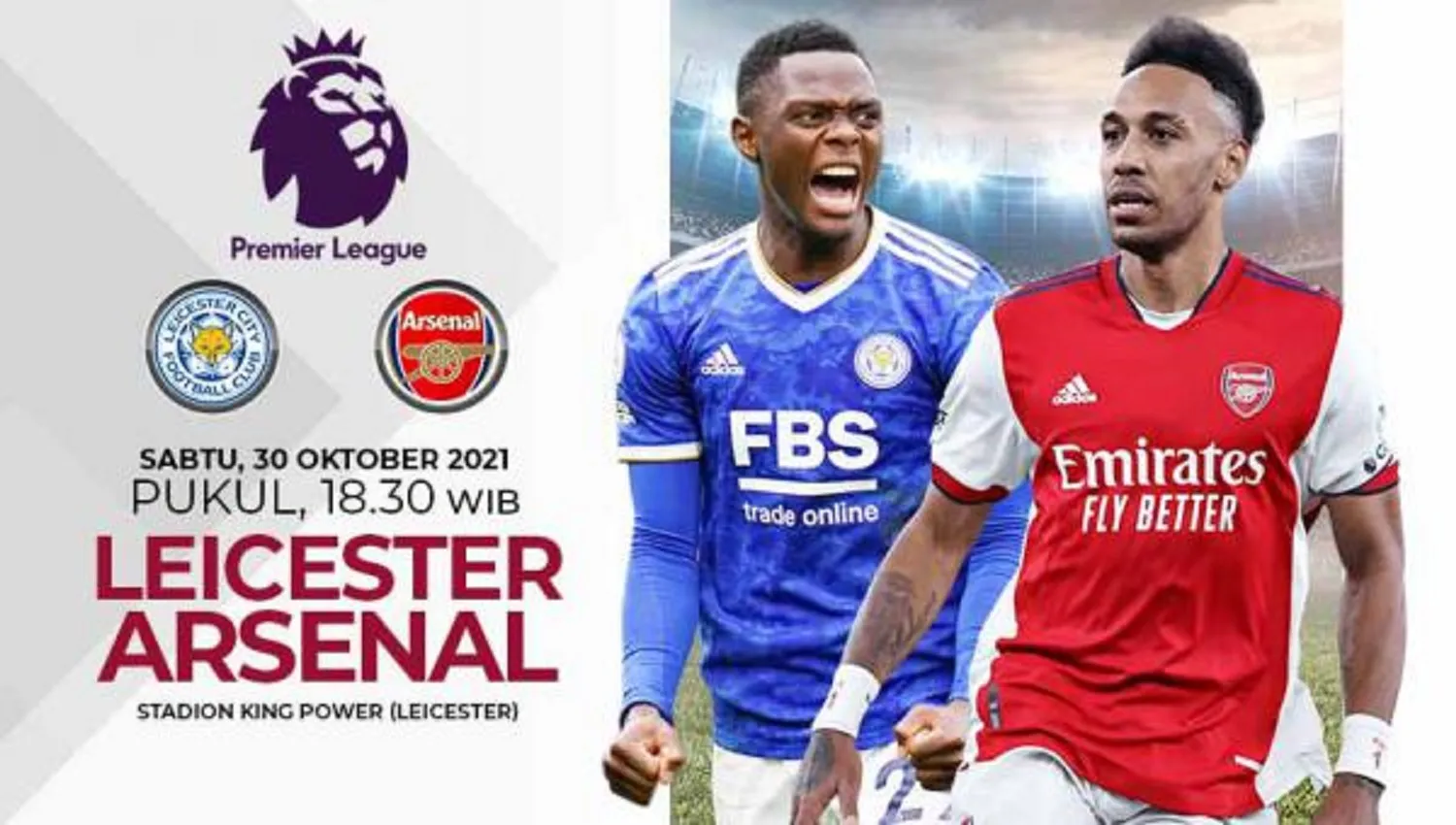 Data, Fakta, Serta Prediksi Liga Inggris Leicester City vs Arsenal