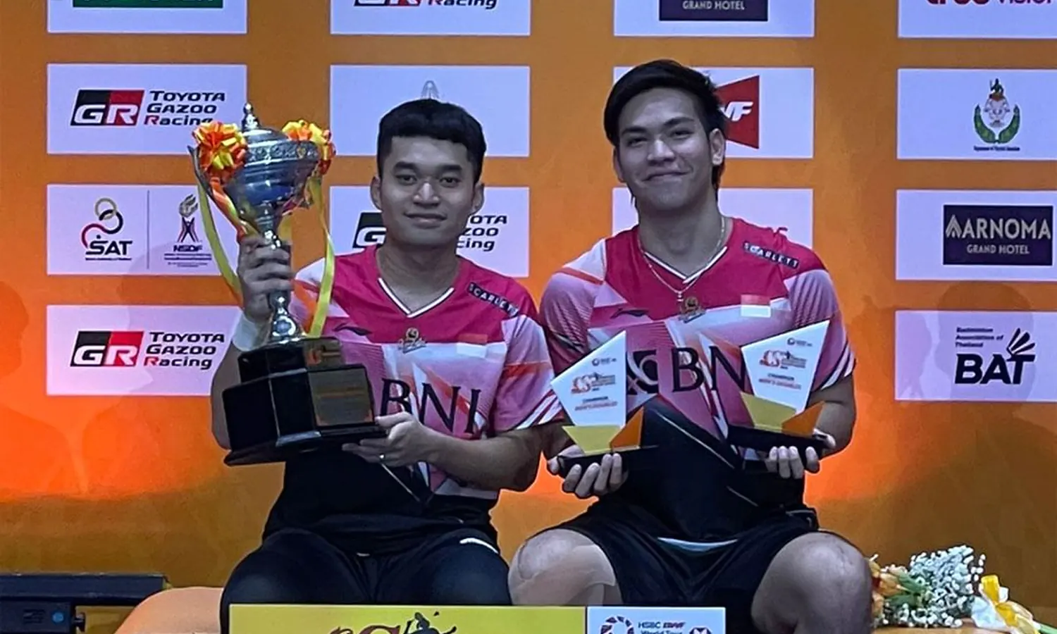 Leo/Daniel Juara di Thailand Masters 2023, Jokowi: Selamat!