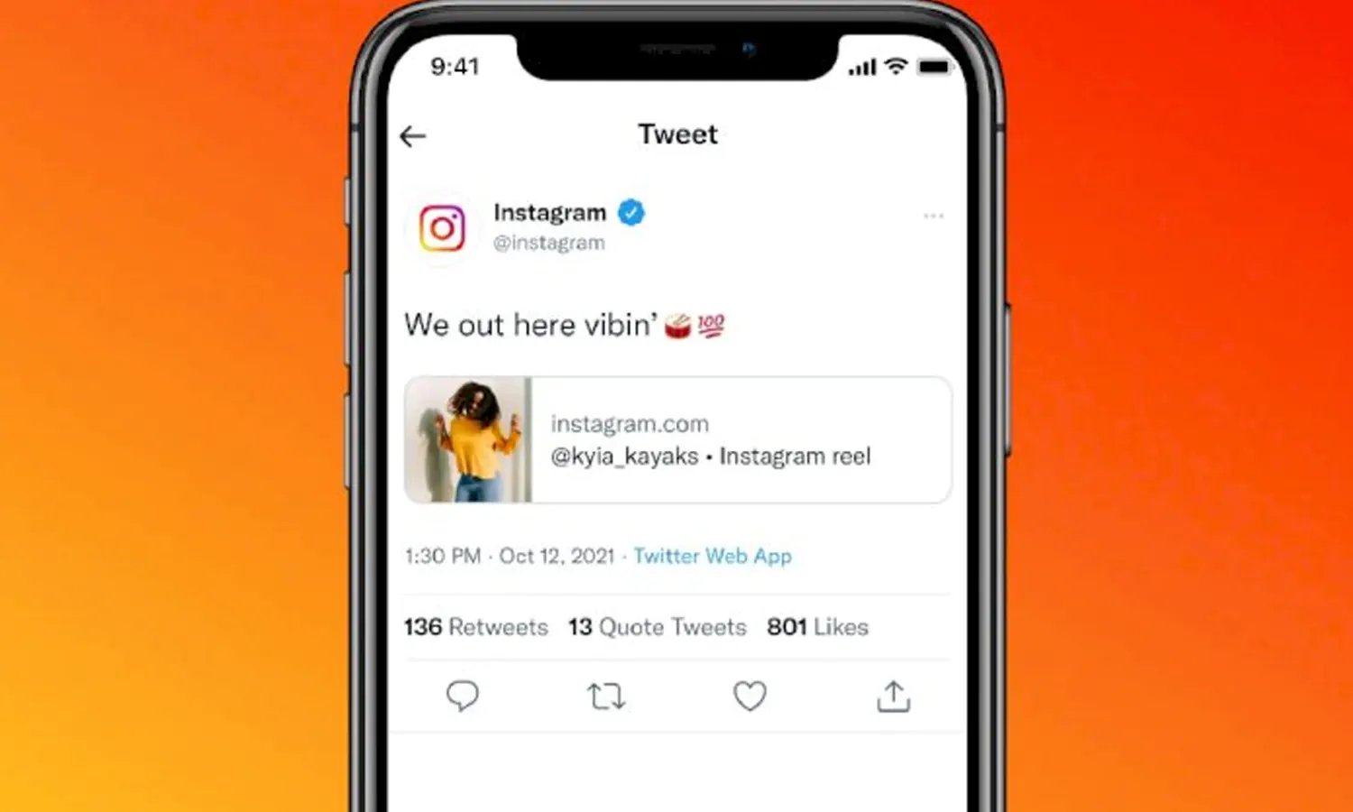Tanda Damai, Link Preview Foto Instagram Muncul Kembali di Twitter