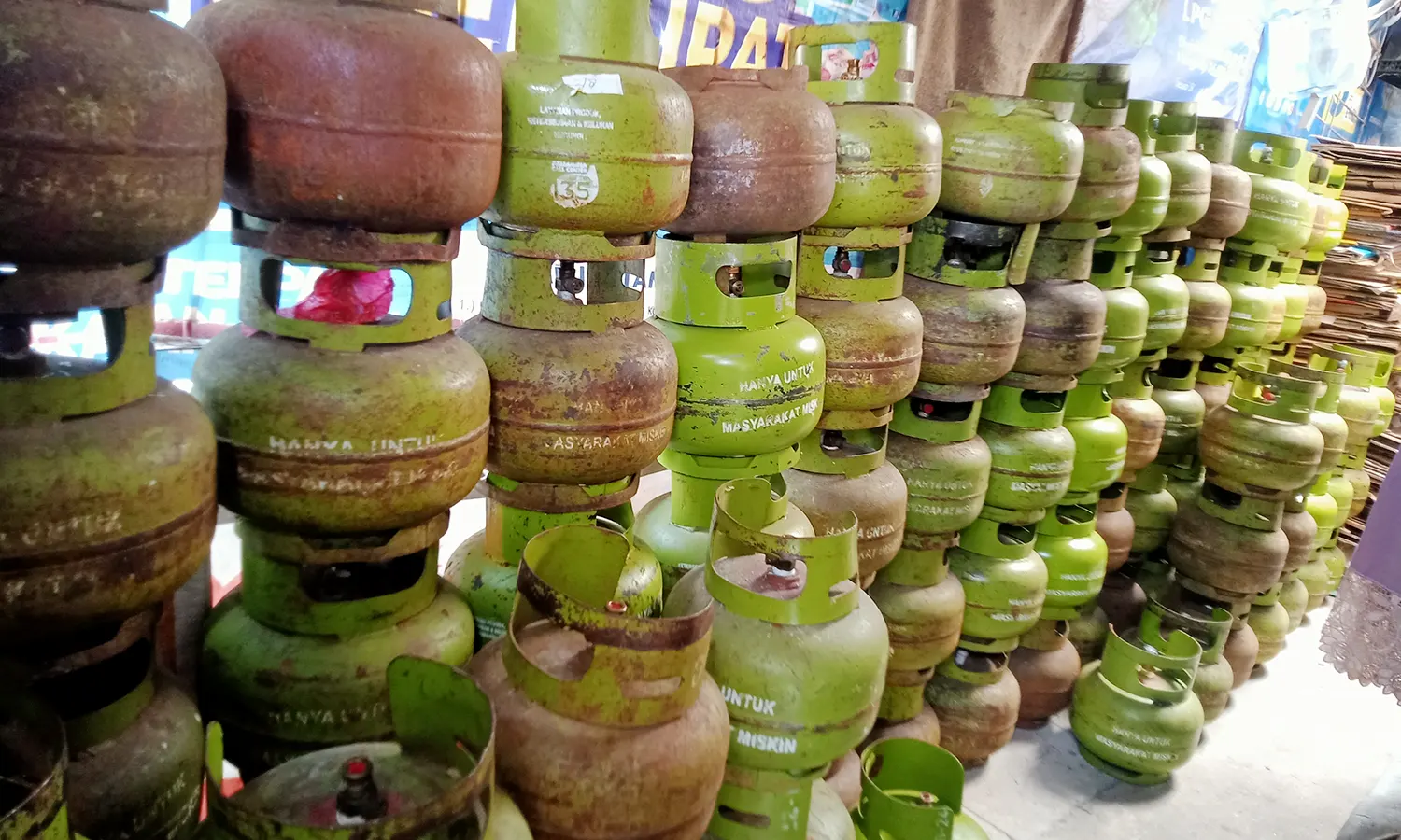 LPG 3 Kilogram dari Simalungun Marak Beredar di Pematang Siantar, Pangkalan Keluhkan Penjualan Menurun