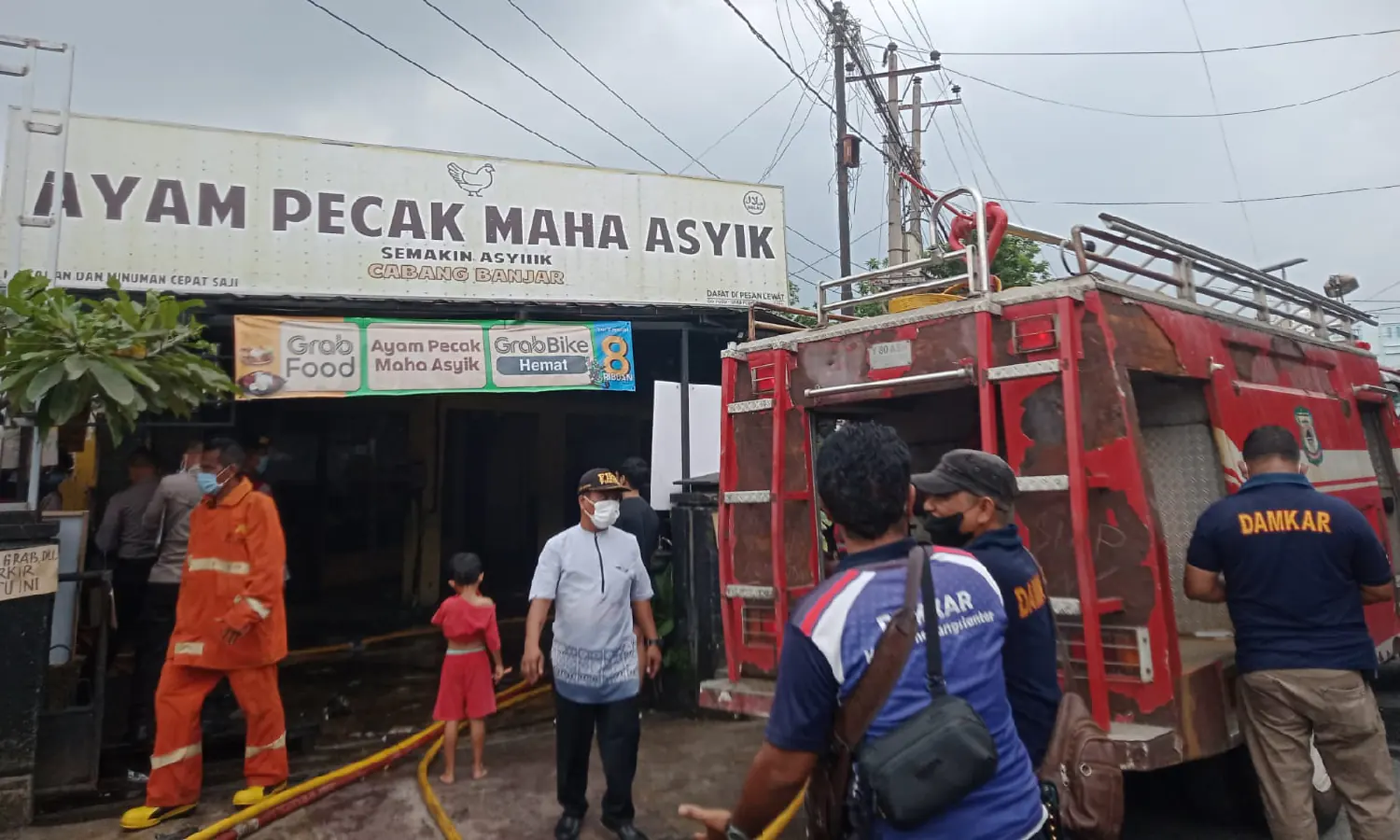 Kerugian Kebakaran Rumah Makan Jalan Bola Kaki Siantar Capai Ratusan Juta Rupiah