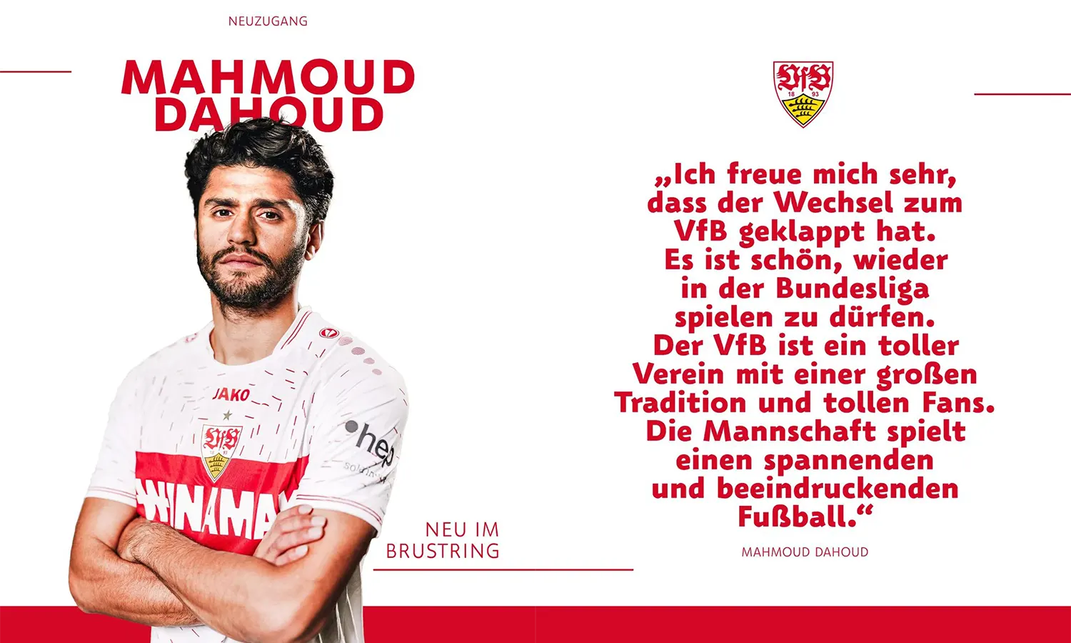 Mahmoud Dahoud Kembali ke Bundesliga Bersama VfB Stuttgart